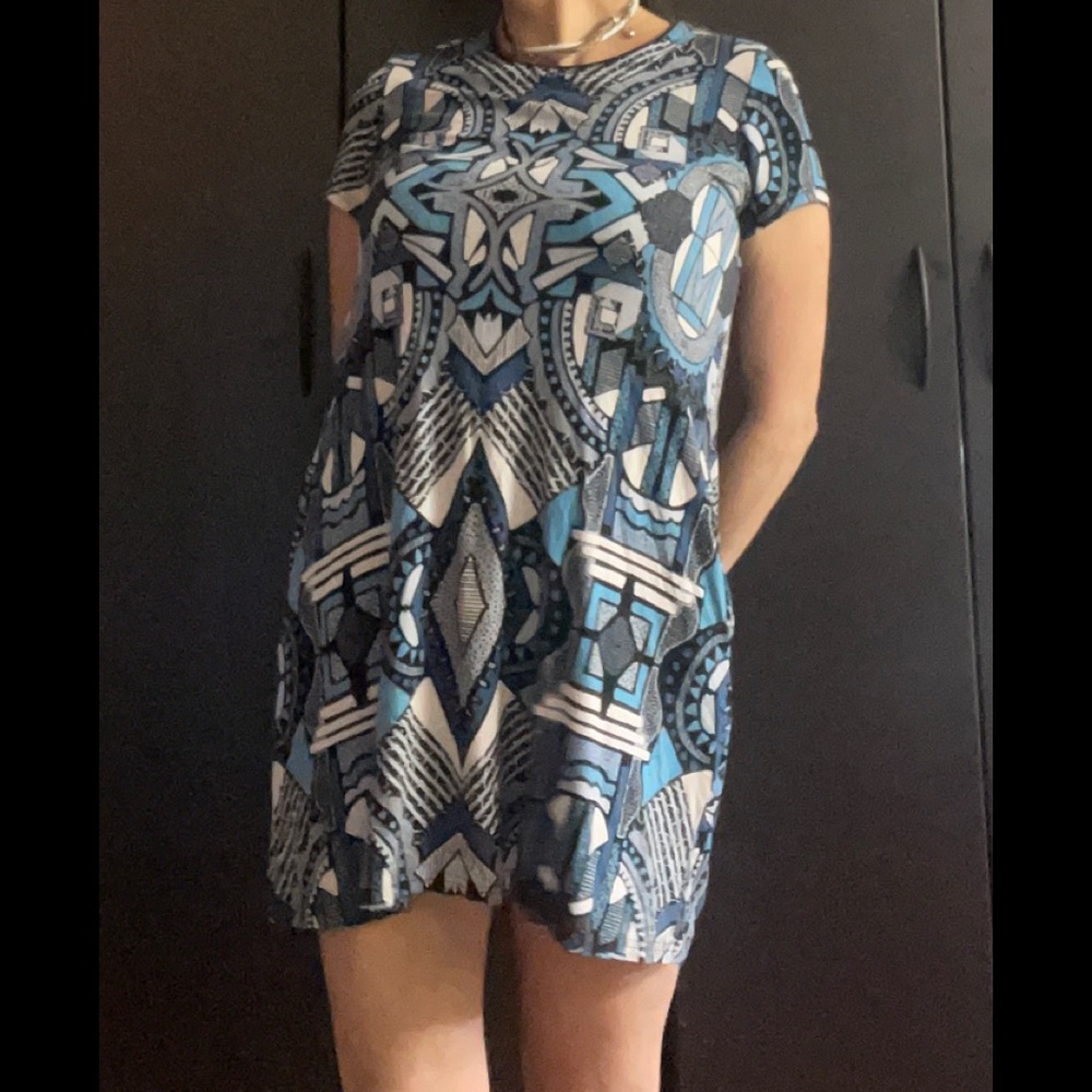 🇨🇦 made! A Vancouver Creation! Printed Dress Size M